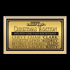 RARE-T NEW National Lampoon's Christmas Vacation Cast Photo Limited Signature Edition Studio Licensed Custom Frame