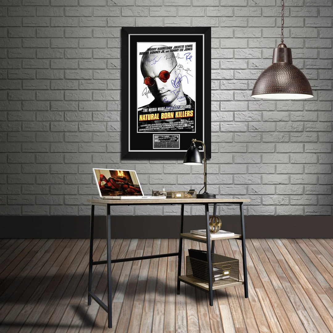 RARE-T Natural Born Killers Mini Poster Limited Signature Edition Studio Licensed Custom Frame 2 RARE-T Natural Born Killers Mini Poster Limited Signature Edition Studio Licensed Custom Frame