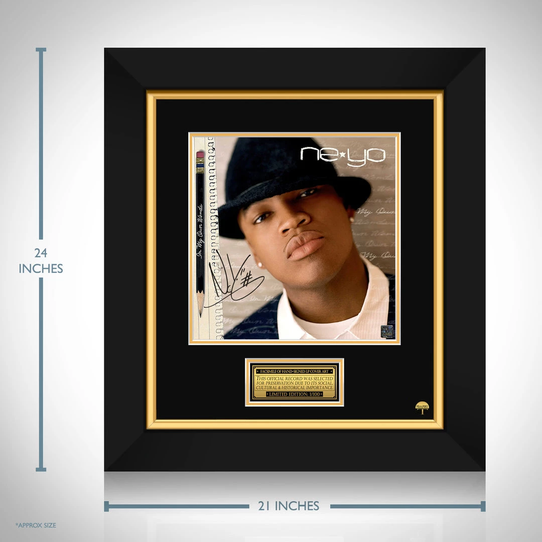 RARE-T Limited Edition Frames Ne-Yo - In My Own Mind LP Cover Limited Signature Edition Studio Licensed Custom Frame 3 RARE-T Limited Edition Frames Ne-Yo - In My Own Mind LP Cover Limited Signature Edition Studio Licensed Custom Frame