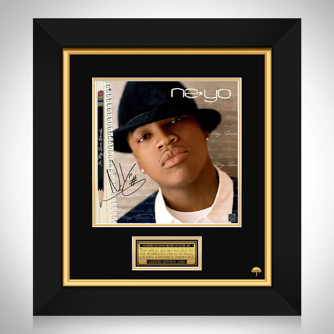 RARE-T Limited Edition Frames Ne-Yo - In My Own Mind LP Cover Limited Signature Edition Studio Licensed Custom Frame 1 RARE-T Limited Edition Frames Ne-Yo - In My Own Mind LP Cover Limited Signature Edition Studio Licensed Custom Frame
