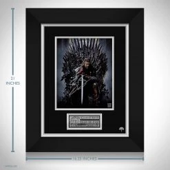 RARE-T Game Of Thrones - Ned Stark Limited Signature Edition Studio Licensed Photo Custom Frame