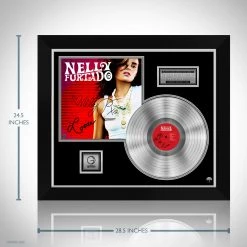 RARE-T Nelly Furtado - Loose Platinum LP Limited Signature Edition Studio Licensed Custom Frame Limited Edition Frames 12 RARE-T Nelly Furtado - Loose Platinum LP Limited Signature Edition Studio Licensed Custom Frame Limited Edition Frames