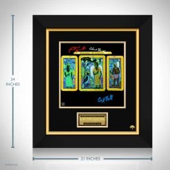 RARE-T Neville Brothers - Yellow Moon LP Cover Limited Signature Edition Studio Licensed Custom Frame