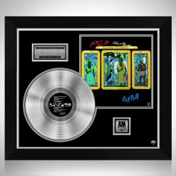 RARE-T Neville Brothers - Yellow Moon Platinum LP Limited Signature Edition Studio Licensed Custom Frame