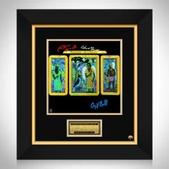 RARE-T Neville Brothers - Yellow Moon LP Cover Limited Signature Edition Studio Licensed Custom Frame