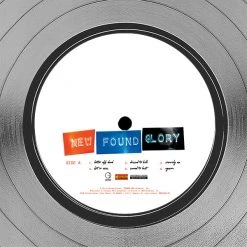 RARE-T New Found Glory - 2000 Platinum LP Limited Signature Edition Studio Licensed Custom Frame Limited Edition Frames