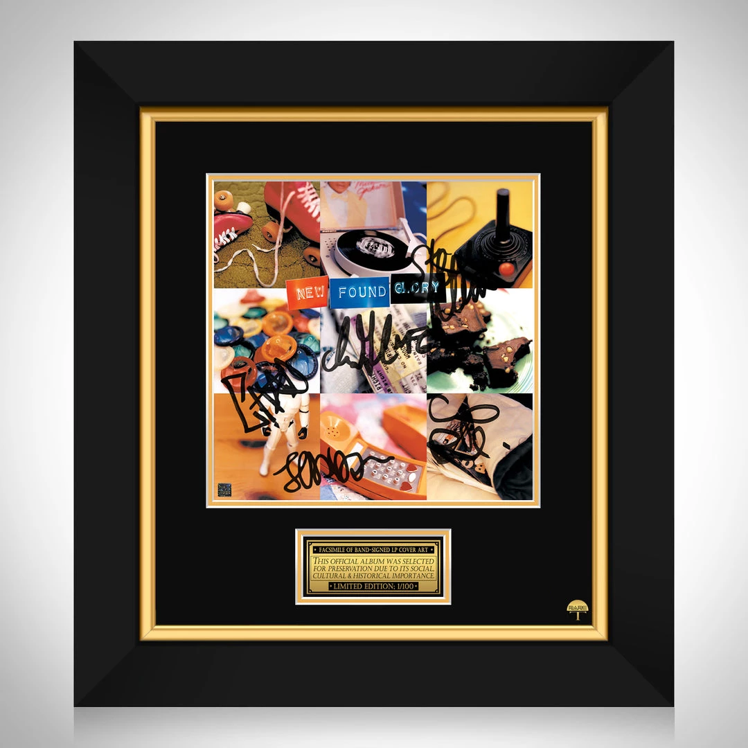 RARE-T New Found Glory - 2000 LP Cover Limited Signature Edition Studio Licensed Custom Frame Limited Edition Frames 1 RARE-T New Found Glory - 2000 LP Cover Limited Signature Edition Studio Licensed Custom Frame Limited Edition Frames