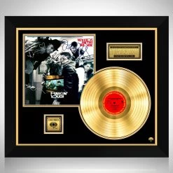 RARE-T New Kids On The Block Hangin' Tough Gold LP Limited Signature Edition Studio Licensed Custom Frame