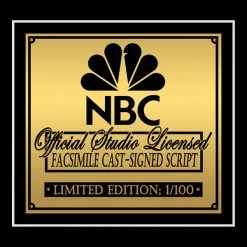 RARE-T NewsRadio Script Limited Signature Edition Studio Licensed Custom Frame 20 RARE-T NewsRadio Script Limited Signature Edition Studio Licensed Custom Frame