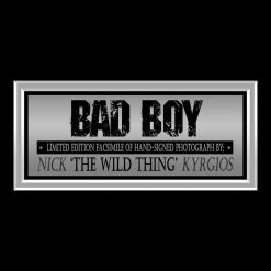 RARE-T Sports Memorabilia Nick Kyrgios Photo Limited Signature Edition Studio Licensed Custom Frame