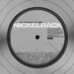 RARE-T Nickelback - All The Right Reason Platinum LP Limited Signature Edition Studio Licensed Custom Frame