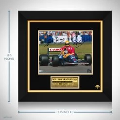 RARE-T Nigel Mansell & Ayrton Senna Photo Limited Signature Edition Studio Licensed Custom Frame 10 RARE-T Nigel Mansell & Ayrton Senna Photo Limited Signature Edition Studio Licensed Custom Frame