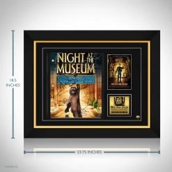 RARE-T Night At The Museum Transcript Limited Signature Edition Studio Licensed Custom Frame