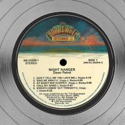 RARE-T Night Ranger - Dawn Patrol Platinum LP Limited Signature Edition Studio Licensed Custom Frame