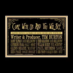 RARE-T Limited Edition Frames Nightmare Before Christmas Mini Poster Limited Signature Edition Studio Licensed Custom Frame 13 RARE-T Limited Edition Frames Nightmare Before Christmas Mini Poster Limited Signature Edition Studio Licensed Custom Frame