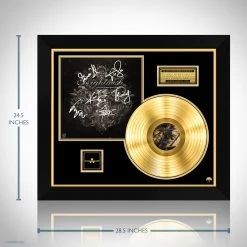 RARE-T Nightwish - Endless Forms Most Beautiful Gold LP Limited Signature Edition Studio Licensed Custom Frame