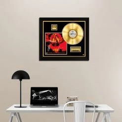 RARE-T Limited Edition Frames Nile - Annihilation Of The Wicked Gold LP Limited Signature Edition Studio Licensed Custom Frame