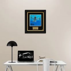 RARE-T Limited Edition Frames Nirvana Nevermind Limited Signature Edition Studio Licensed LP Cover Custom Frame