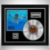 RARE-T Limited Edition Frames Nirvana Nevermind Platinum LP Limited Signature Edition Studio Licensed Custom Frame