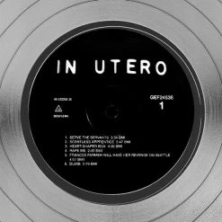 RARE-T Nirvana In Utero Platinum LP Limited Signature Edition Studio Licensed Custom Frame Limited Edition Frames 12 RARE-T Nirvana In Utero Platinum LP Limited Signature Edition Studio Licensed Custom Frame Limited Edition Frames