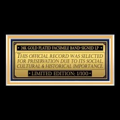 RARE-T Limited Edition Frames Nirvana Nevermind Gold LP Limited Signature Edition Studio Licensed Custom Frame 18 RARE-T Limited Edition Frames Nirvana Nevermind Gold LP Limited Signature Edition Studio Licensed Custom Frame