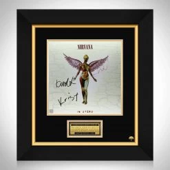 RARE-T Nirvana In Utero LP Cover Limited Signature Edition Studio Licensed Custom Frame