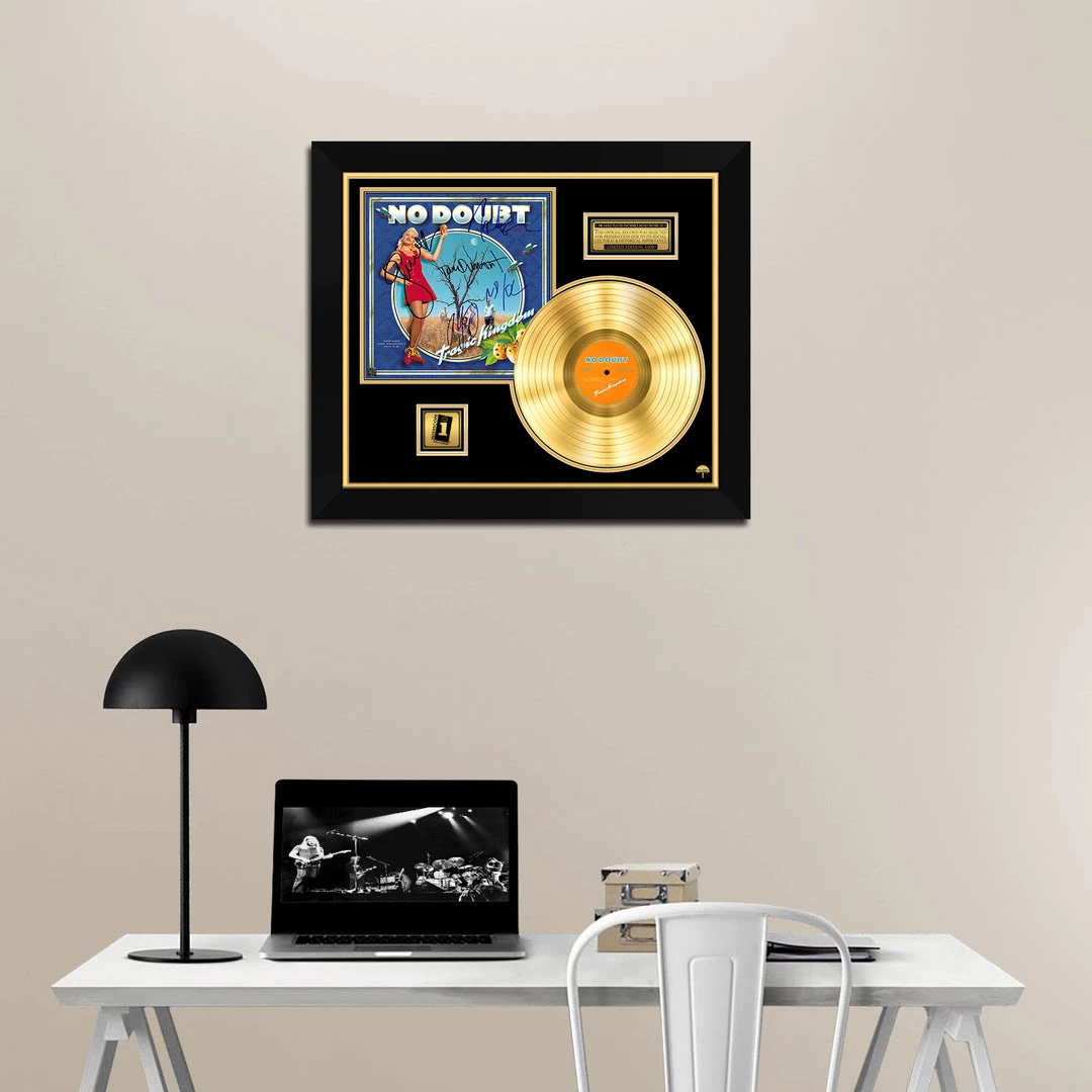 RARE-T No Doubt Tragic Kingdom Gold LP Limited Signature Edition Studio Licensed Custom Frame Limited Edition Frames 6 RARE-T No Doubt Tragic Kingdom Gold LP Limited Signature Edition Studio Licensed Custom Frame Limited Edition Frames