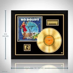 RARE-T No Doubt Tragic Kingdom Gold LP Limited Signature Edition Studio Licensed Custom Frame Limited Edition Frames 17 RARE-T No Doubt Tragic Kingdom Gold LP Limited Signature Edition Studio Licensed Custom Frame Limited Edition Frames