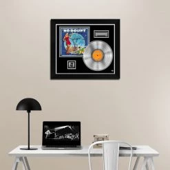 RARE-T No Doubt - Tragic Kingdom Platinum LP Limited Signature Edition Studio Licensed Custom Frame Limited Edition Frames