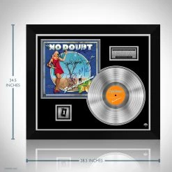 RARE-T No Doubt - Tragic Kingdom Platinum LP Limited Signature Edition Studio Licensed Custom Frame Limited Edition Frames