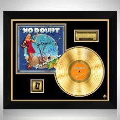 RARE-T No Doubt Tragic Kingdom Gold LP Limited Signature Edition Studio Licensed Custom Frame Limited Edition Frames