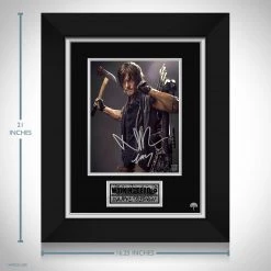RARE-T The Walking Dead Daryl Dixon Photo Limited Signature Edition Studio Licensed Custom Frame