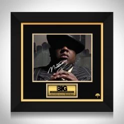 RARE-T Notorious B.I.G. Photo Limited Signature Edition Studio Licensed Custom Frame