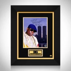 RARE-T Notorious BIG Biggie Smalls Photo Limited Signature Edition Studio Licensed Custom Frame Limited Edition Frames