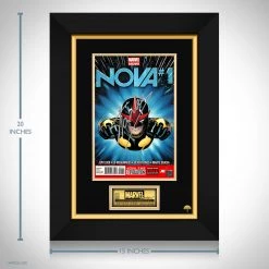 RARE-T Nova #1 - Stan Lee Limited Signature Edition Comic Book Cover Art Custom Frame