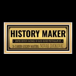 RARE-T Sports Memorabilia Novak Djokovic Photo Limited Signature Edition Studio Licensed Custom Frame