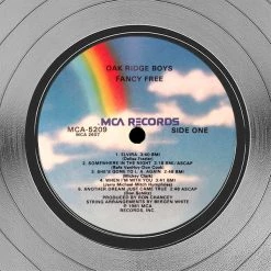 RARE-T Limited Edition Frames Oak Ridge Boys - Fancy Free Platinum LP Limited Signature Edition Studio Licensed Custom Frame 14 RARE-T Limited Edition Frames Oak Ridge Boys - Fancy Free Platinum LP Limited Signature Edition Studio Licensed Custom Frame