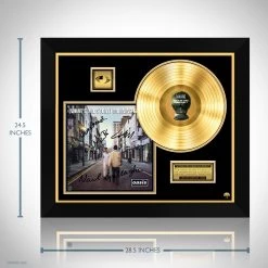 RARE-T Oasis What’s The Story Morning Glory Gold LP Limited Signature Edition Studio Licensed Custom Frame