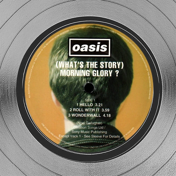 RARE-T Oasis What’s The Story Morning Glory Platinum LP Limited Signature Edition Studio Licensed Custom Frame Limited Edition Frames 3 RARE-T Oasis What’s The Story Morning Glory Platinum LP Limited Signature Edition Studio Licensed Custom Frame Limited Edition Frames