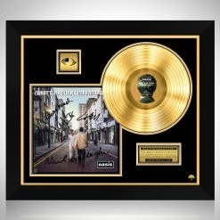RARE-T Oasis What’s The Story Morning Glory Gold LP Limited Signature Edition Studio Licensed Custom Frame