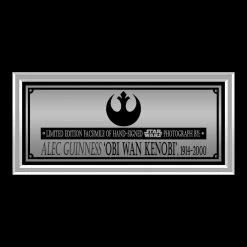 RARE-T Star Wars Obi Wan Kenobi Photo Limited Signature Edition Studio Licensed Custom Frame