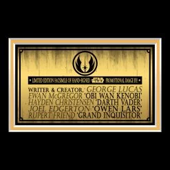 RARE-T Obi-Wan Kenobi Promo Image Photo Limited Signature Edition Studio Licensed Custom Frame