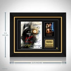 RARE-T Obi-Wan Kenobi Transcript Limited Signature Edition Studio Licensed Custom Frame NEW