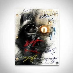 RARE-T Obi-Wan Kenobi Transcript Limited Signature Edition Studio Licensed Custom Frame NEW