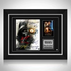 RARE-T Obi-Wan Kenobi Transcript Limited Signature Edition Studio Licensed Custom Frame NEW