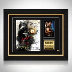RARE-T Obi-Wan Kenobi Transcript Limited Signature Edition Studio Licensed Custom Frame NEW