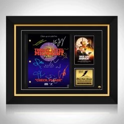 RARE-T The Office Threat Level Midnight: The Movie Transcript Limited Signature Edition Studio Licensed Custom Frame Limited Edition Frames