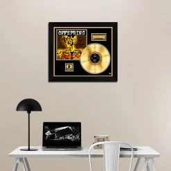 RARE-T Limited Edition Frames Offspring - Smash Gold LP Limited Signature Edition Studio Licensed Custom Frame