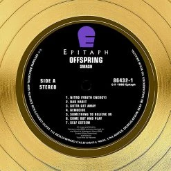 RARE-T Limited Edition Frames Offspring - Smash Gold LP Limited Signature Edition Studio Licensed Custom Frame 14 RARE-T Limited Edition Frames Offspring - Smash Gold LP Limited Signature Edition Studio Licensed Custom Frame