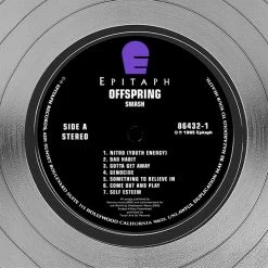 RARE-T Offspring Smash Platinum LP Limited Signature Edition Studio Licensed Custom Frame